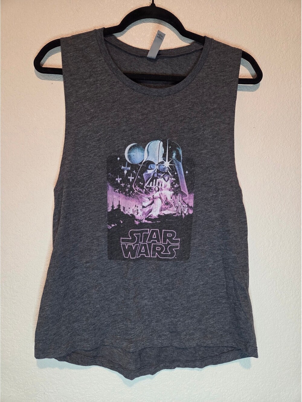 Next Level Apparel Star Wars Graphic Sleeveless Tank Top Size Large